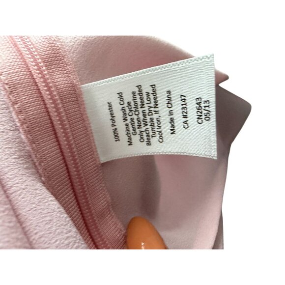 TALBOTS Light Purple Sheer Peplum Tank Top Size 12 Petite - Picture 7 of 7